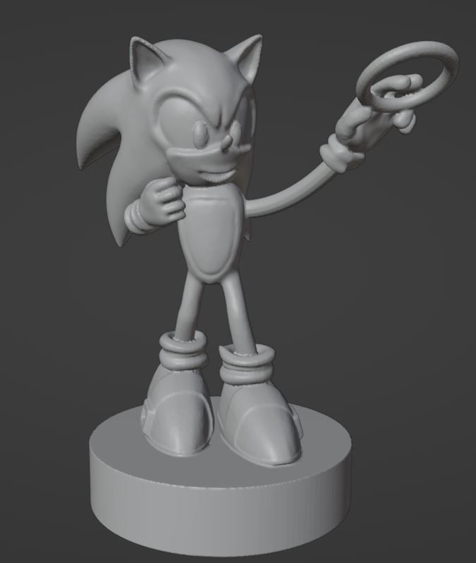 Sonic - 02 3D print model_6