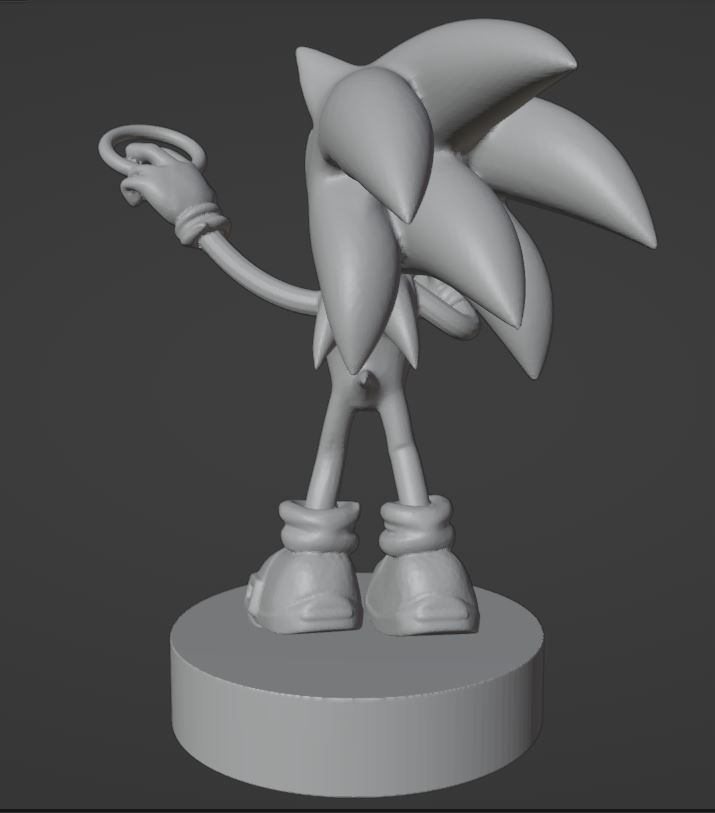 Sonic - 02 3D print model_3