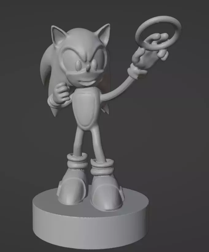 Sonic - 02 3D print model_0