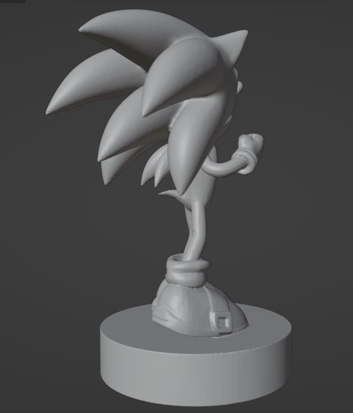 Sonic - 02 3D print model_4