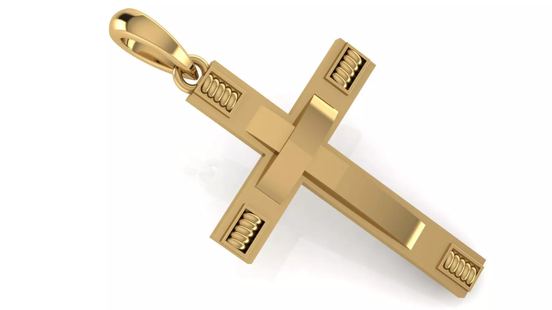 CROSS PENDANT CR142 3D print model_0