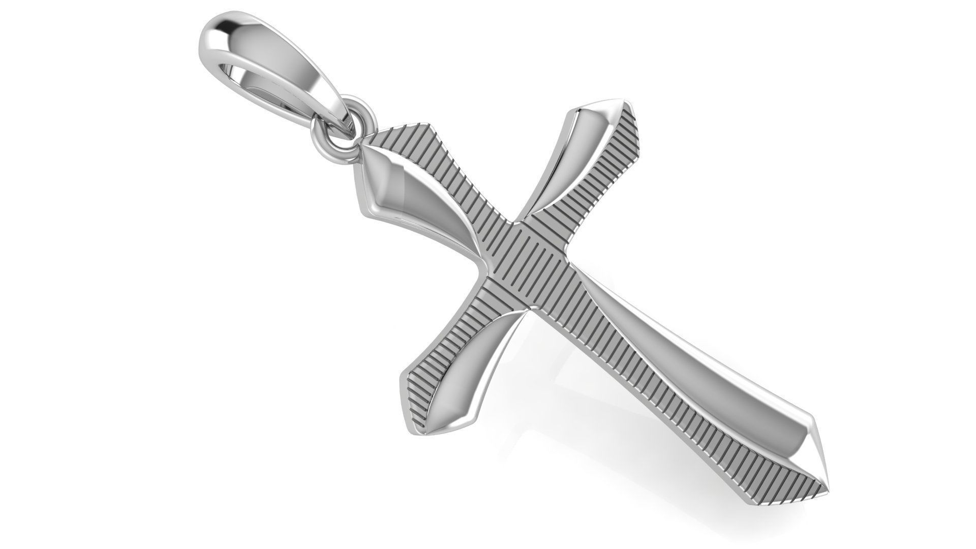 CROSS PENDANT CR144 3D print model_1