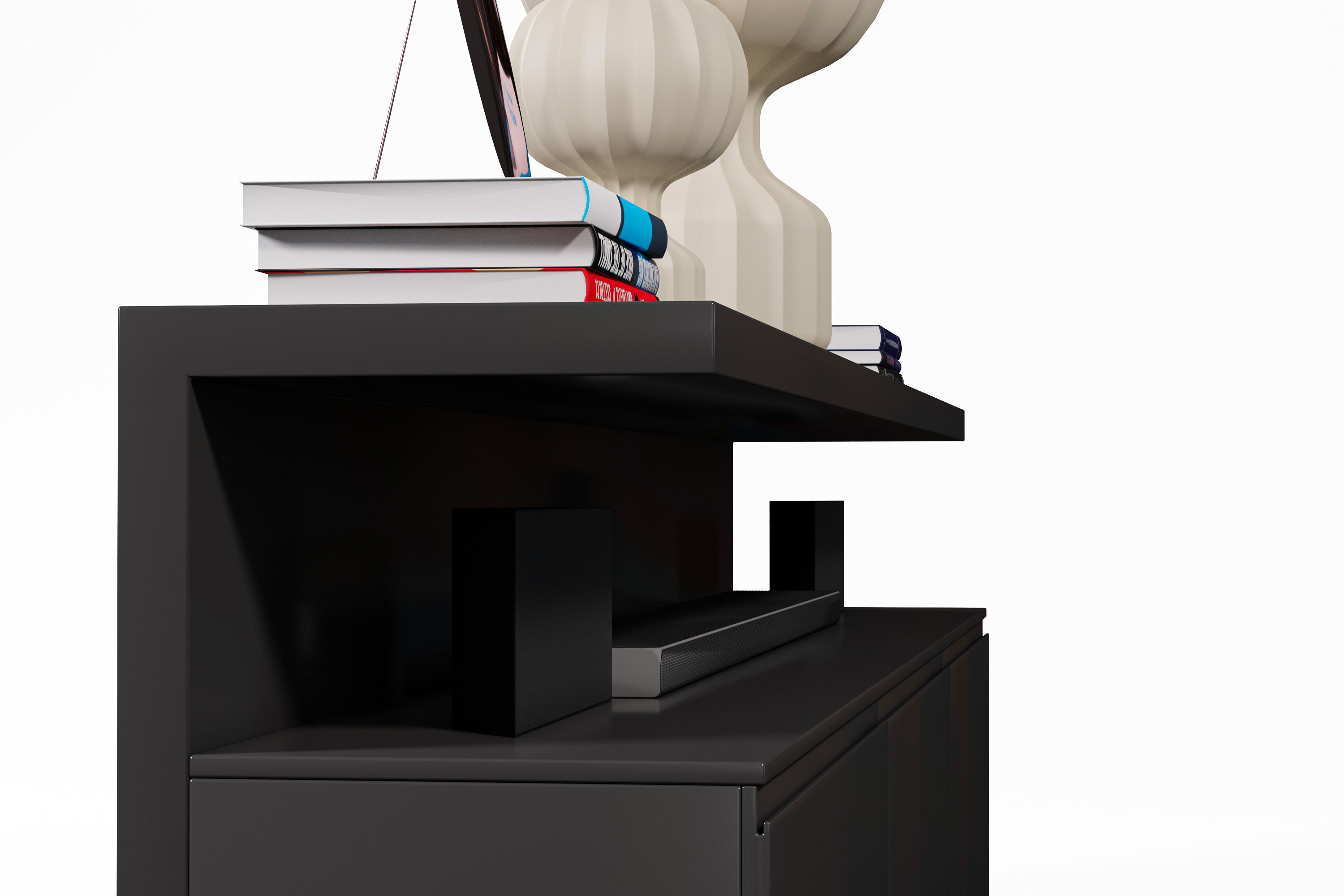 Modern Shelves 3D model_17