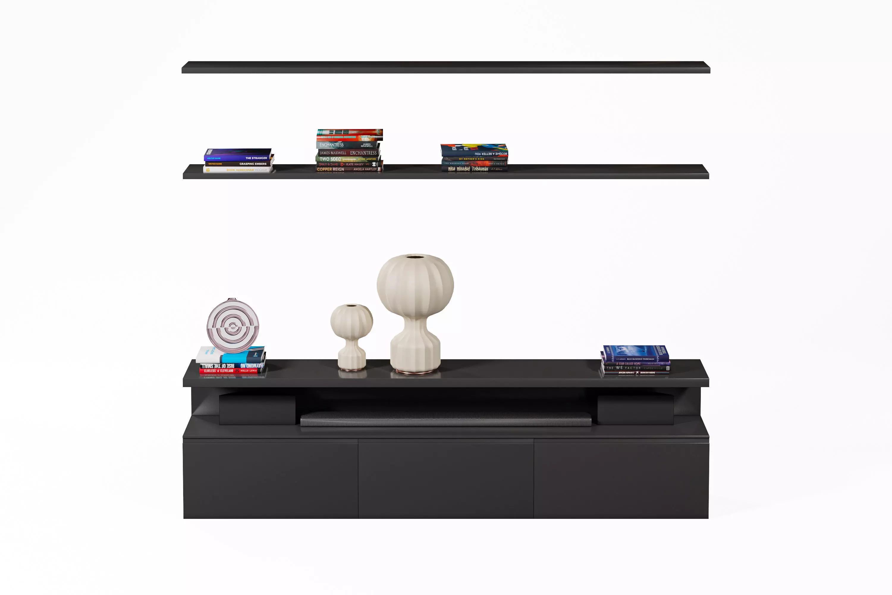 Modern Shelves 3D model_0