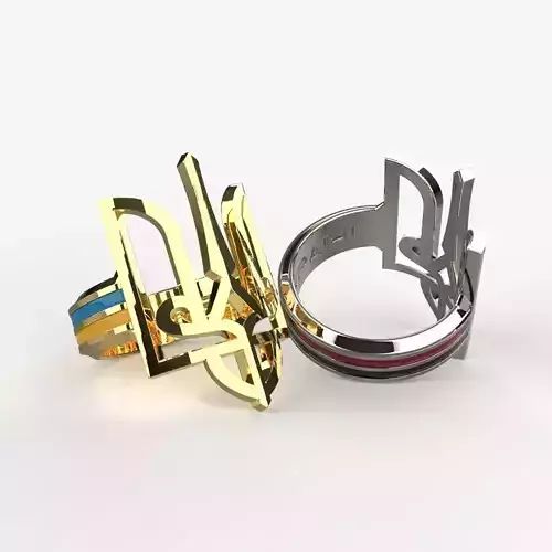 Ring Ukraine Tridents 20size scaleble