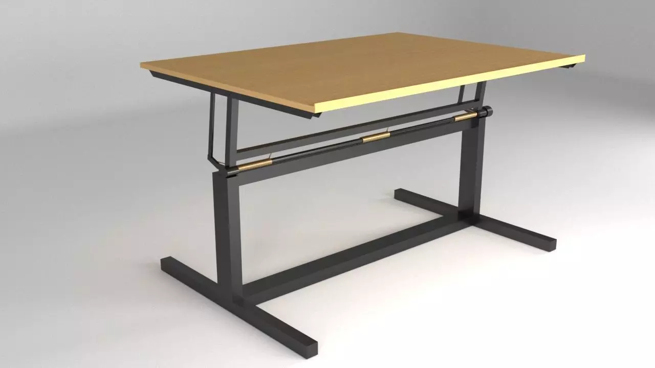 drawing table 3D model_0