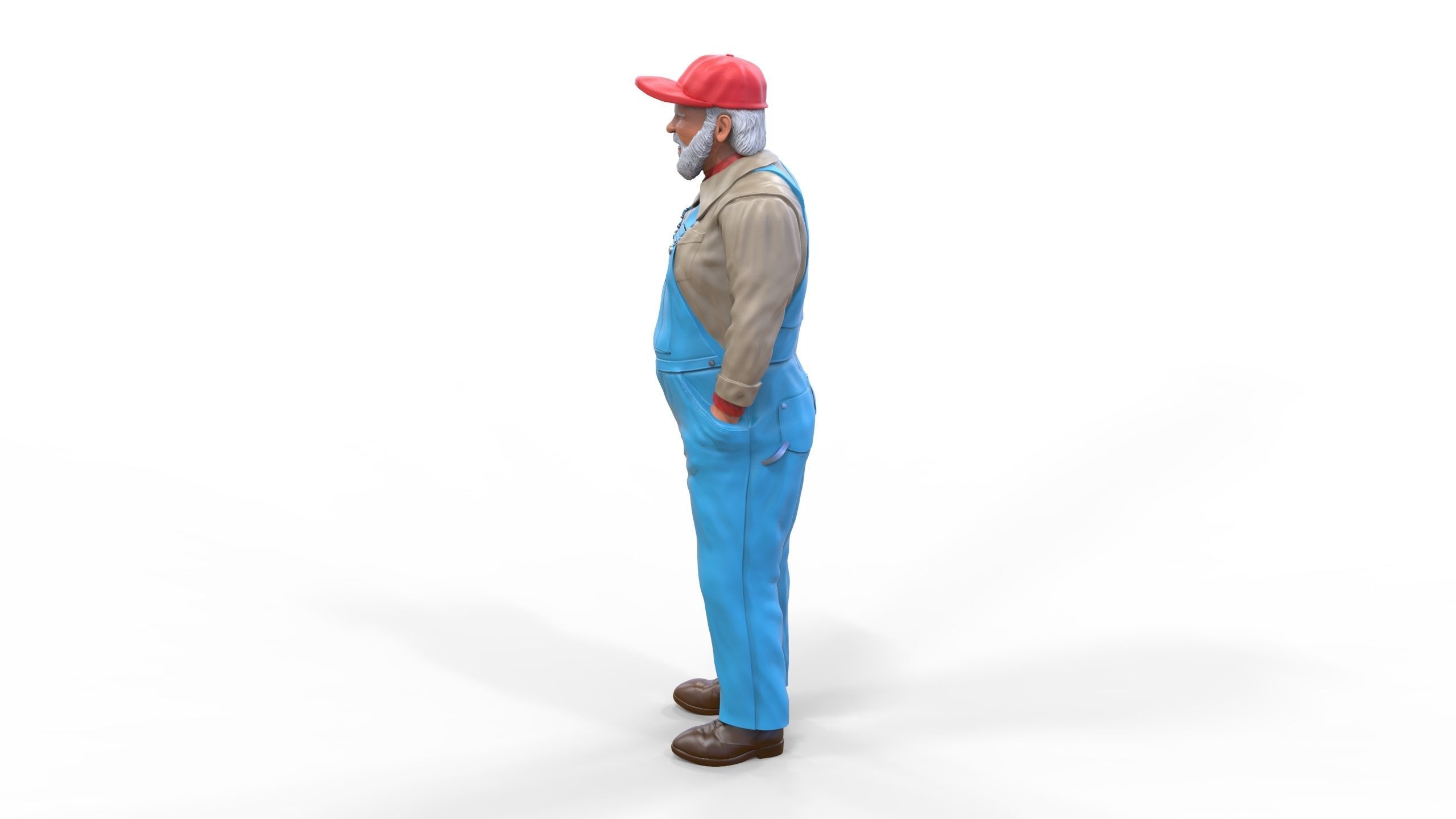 N4 Uncle Jesse Dukes of Hazzard 3D print model_9