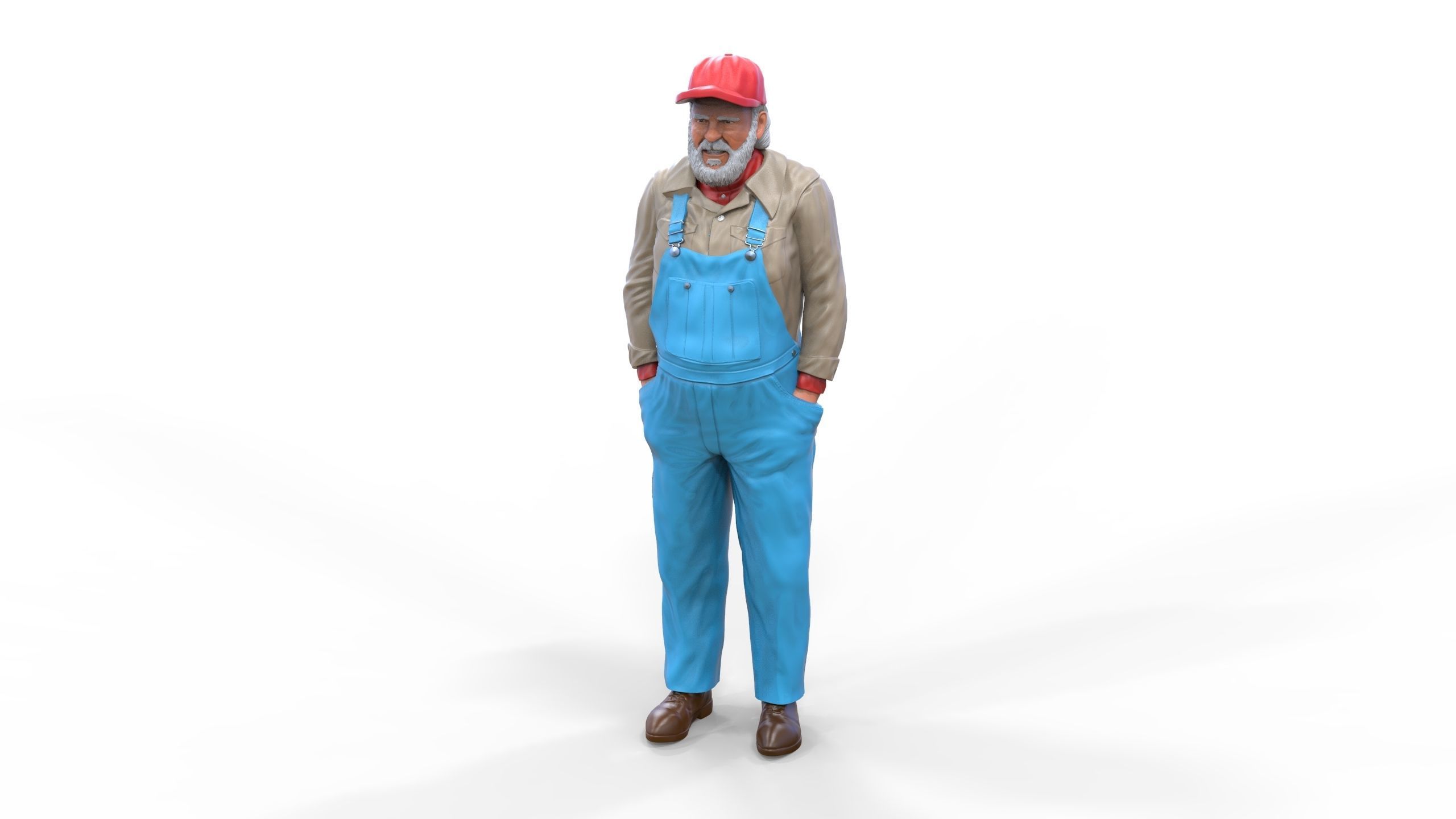 N4 Uncle Jesse Dukes of Hazzard 3D print model_3