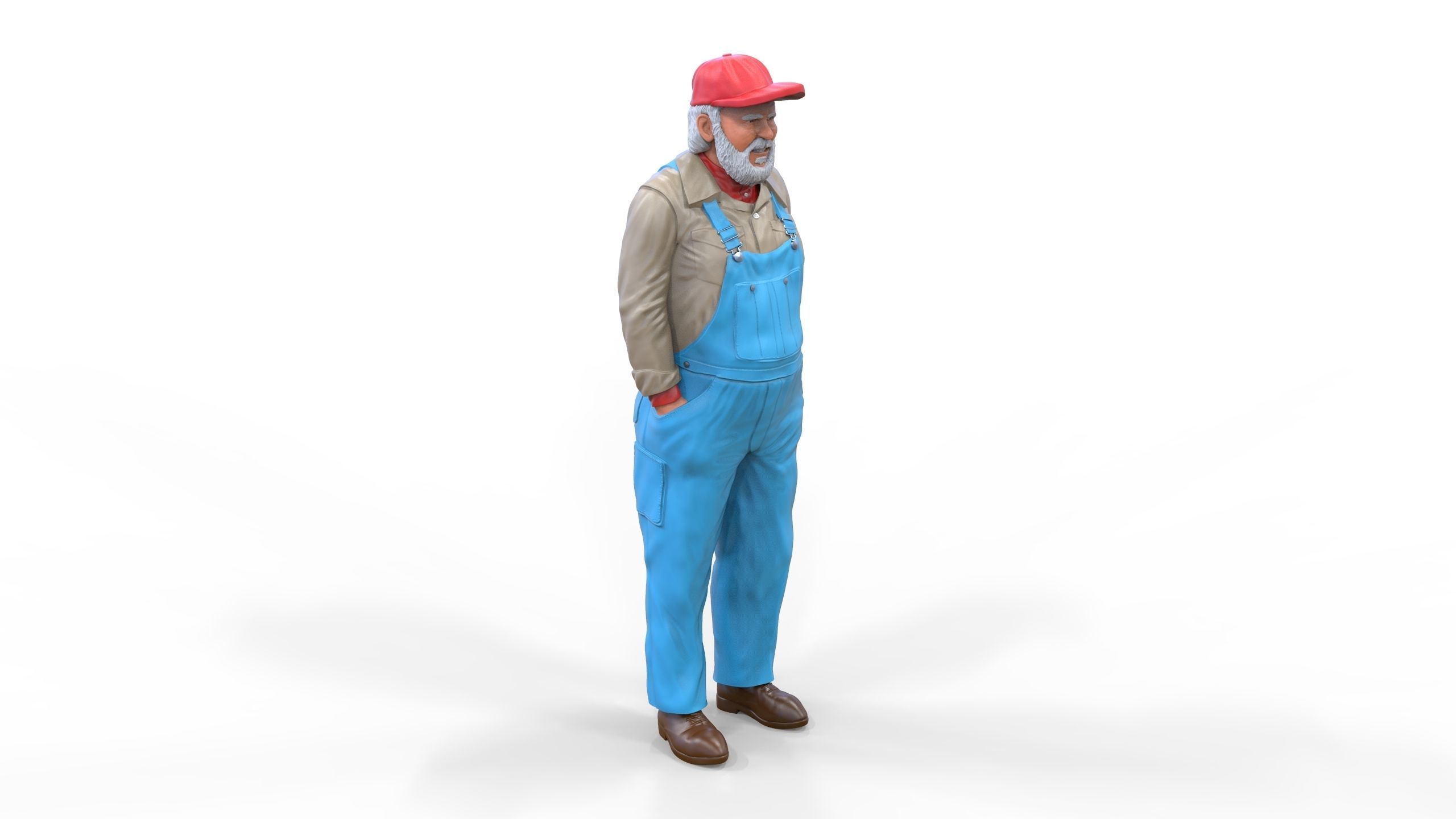 N4 Uncle Jesse Dukes of Hazzard 3D print model_24
