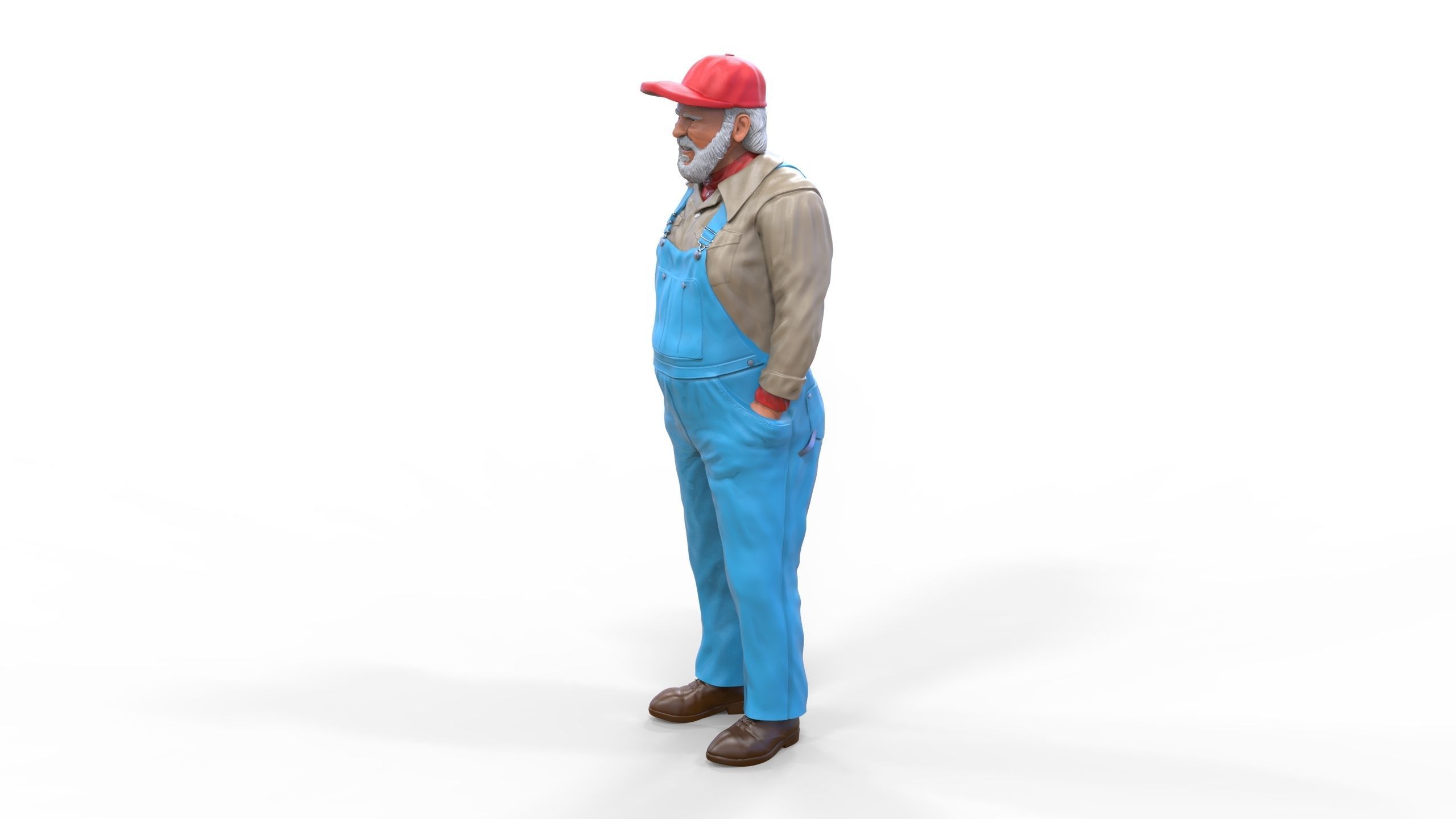 N4 Uncle Jesse Dukes of Hazzard 3D print model_7