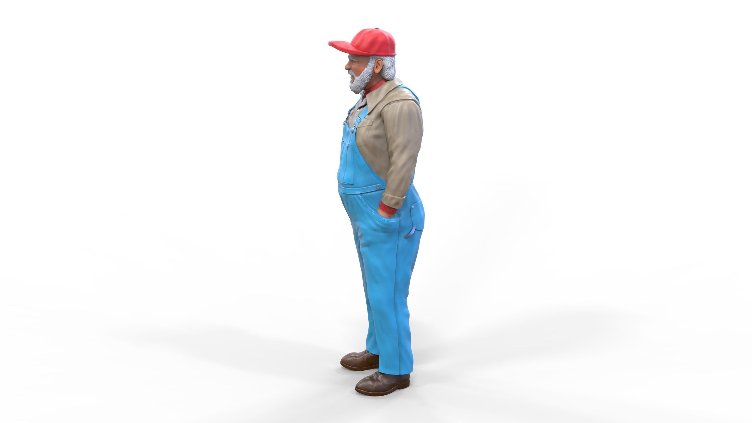 N4 Uncle Jesse Dukes of Hazzard 3D print model_8