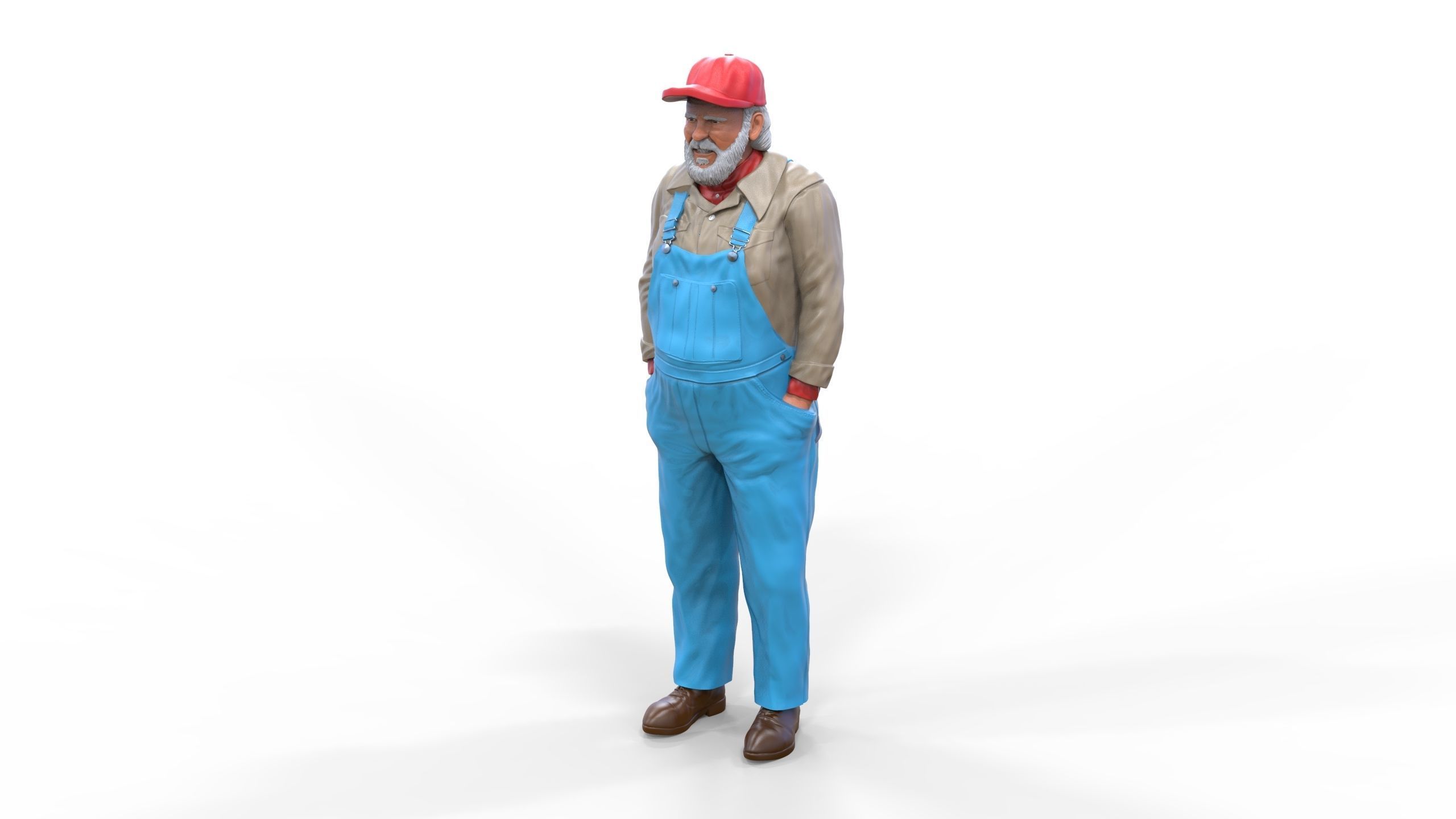 N4 Uncle Jesse Dukes of Hazzard 3D print model_5