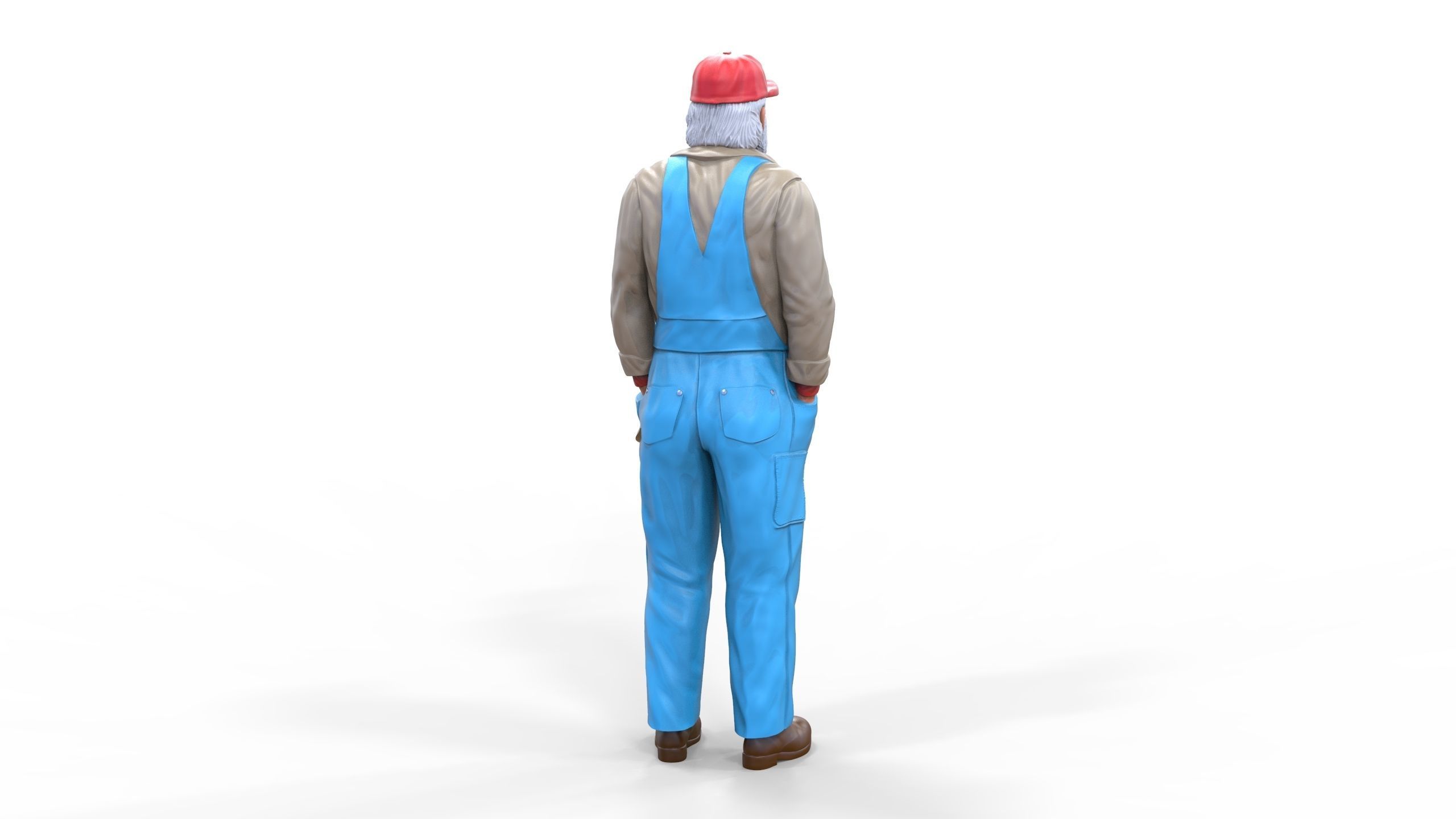 N4 Uncle Jesse Dukes of Hazzard 3D print model_4