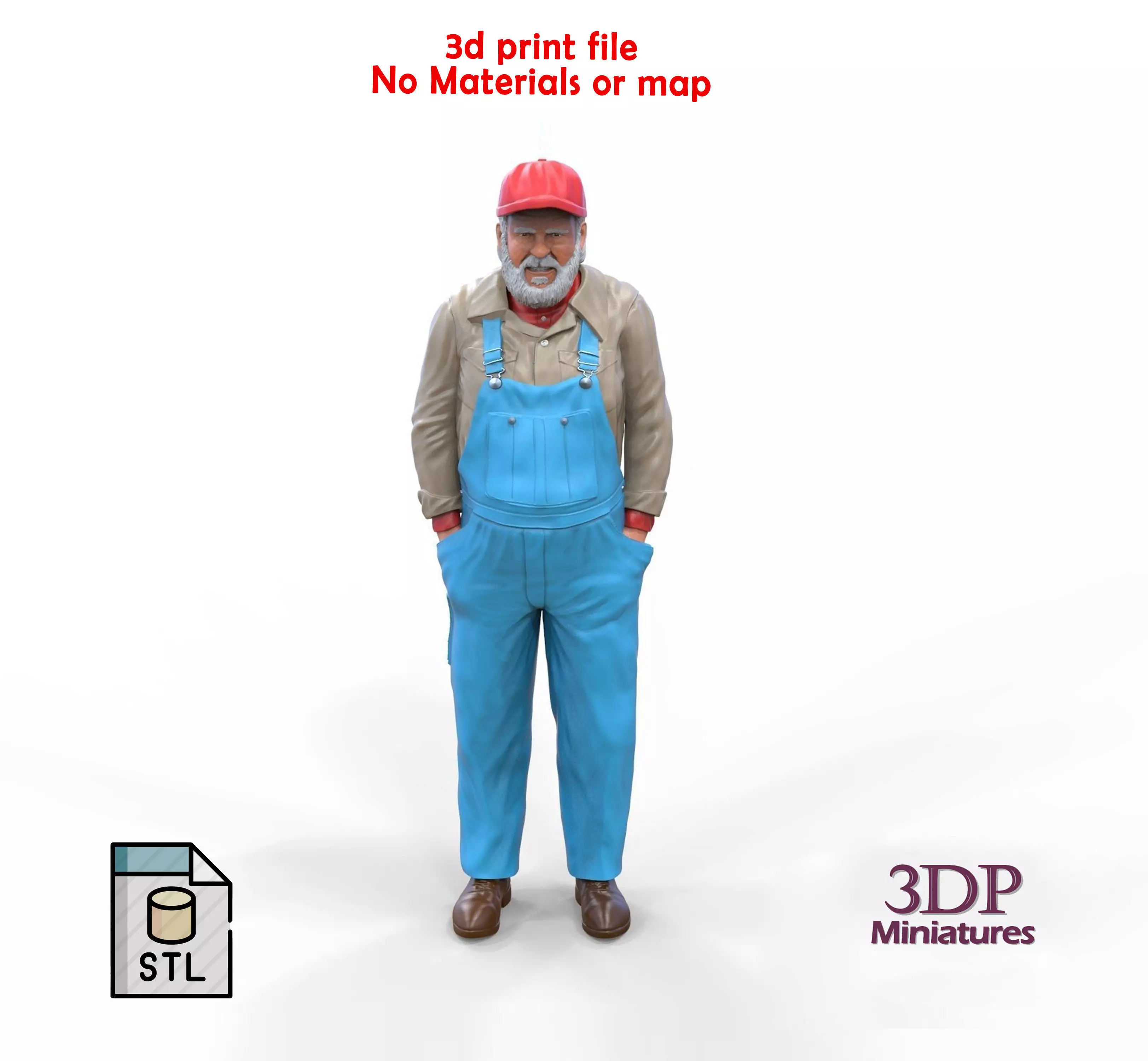 N4 Uncle Jesse Dukes of Hazzard 3D print model_0