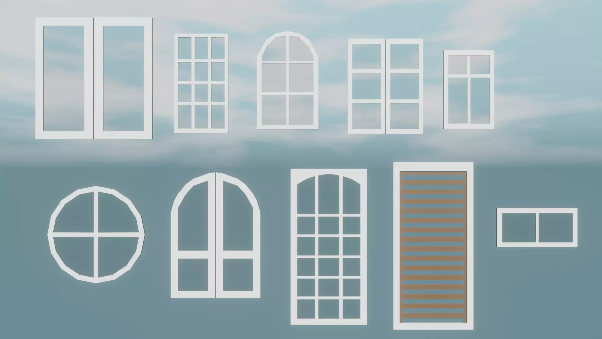 10 Home Assets Part 3 Windows Free 3D model