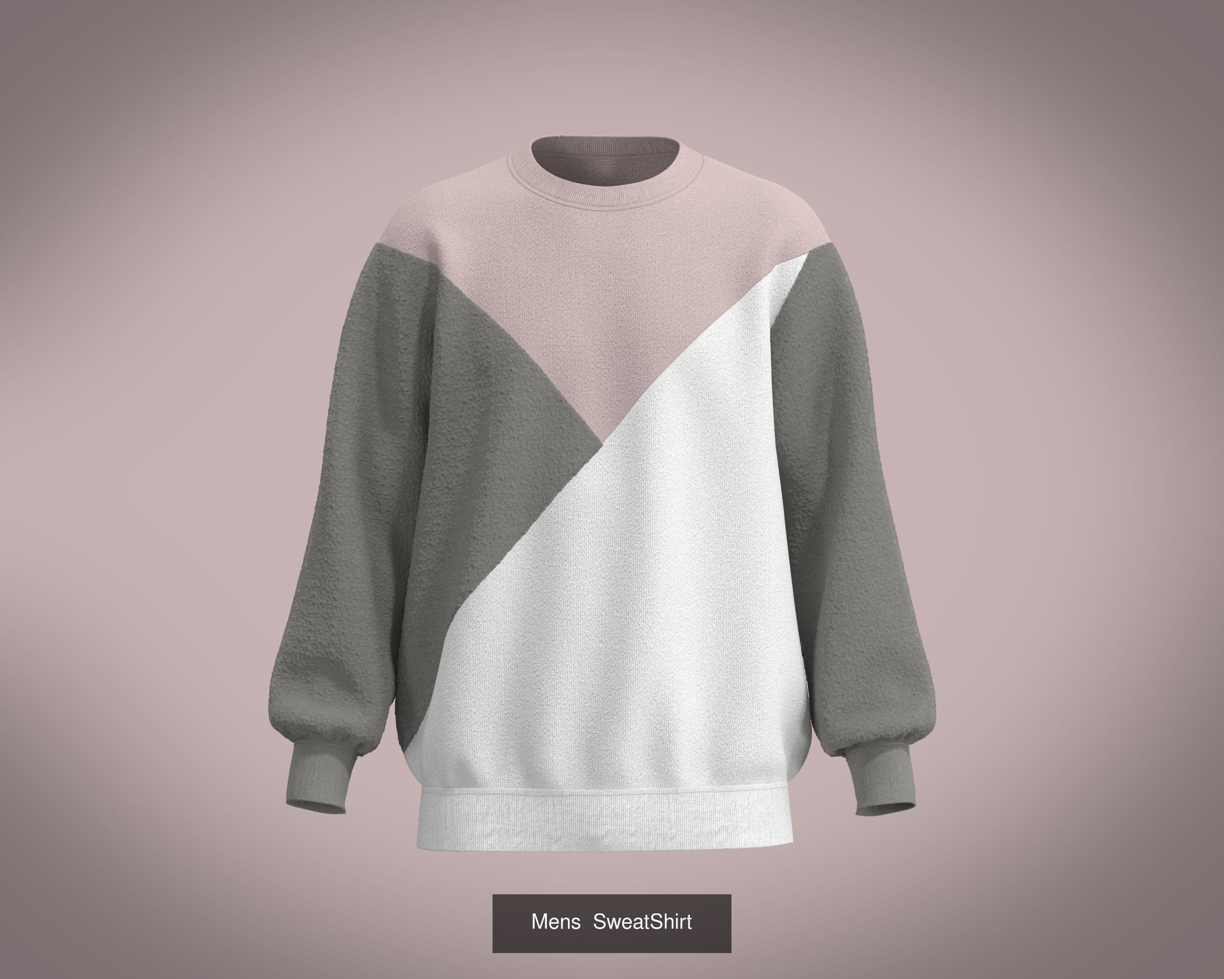 Sweatshirt-7Styles Collection color block sweater _1