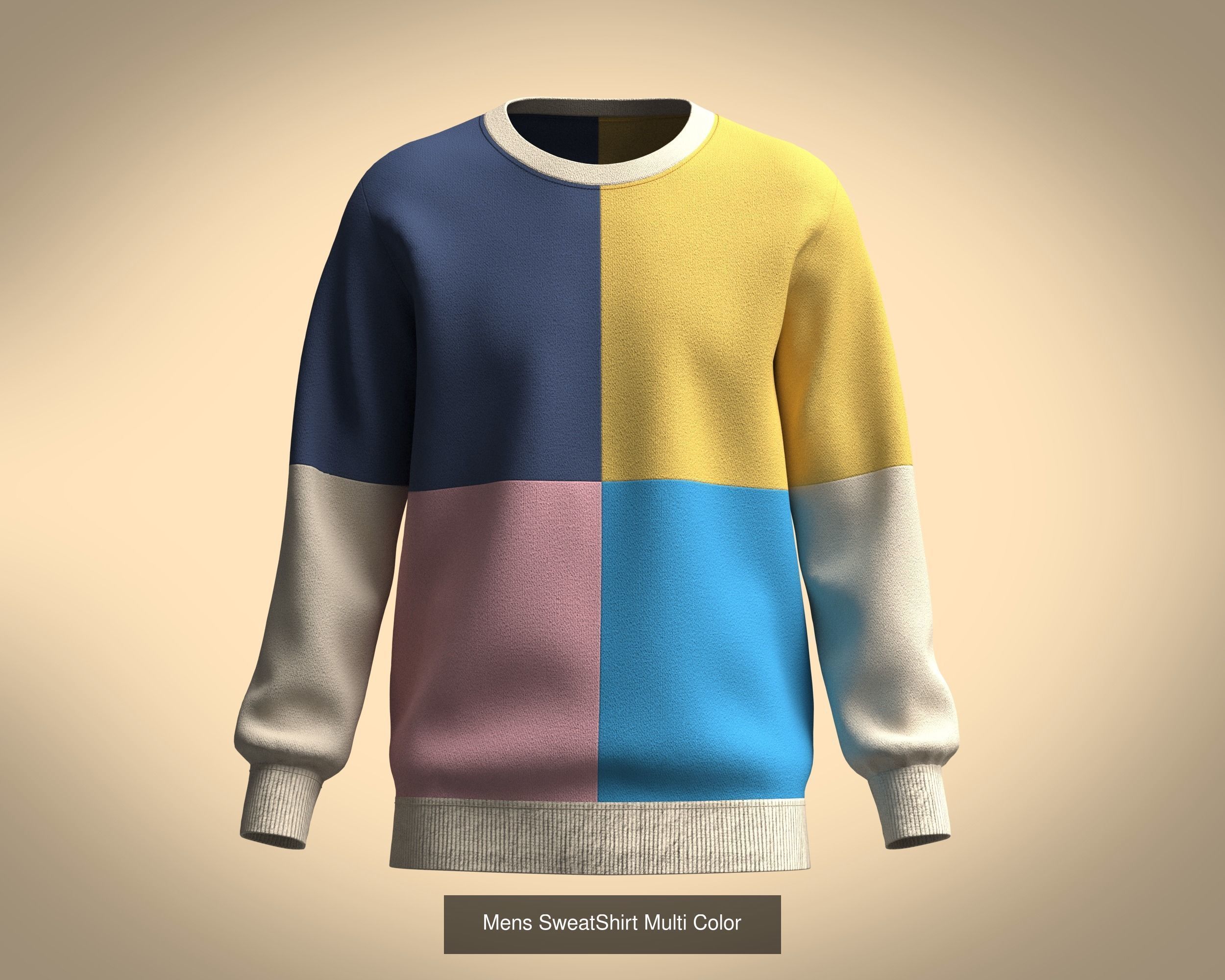 Sweatshirt-7Styles Collection color block sweater _6