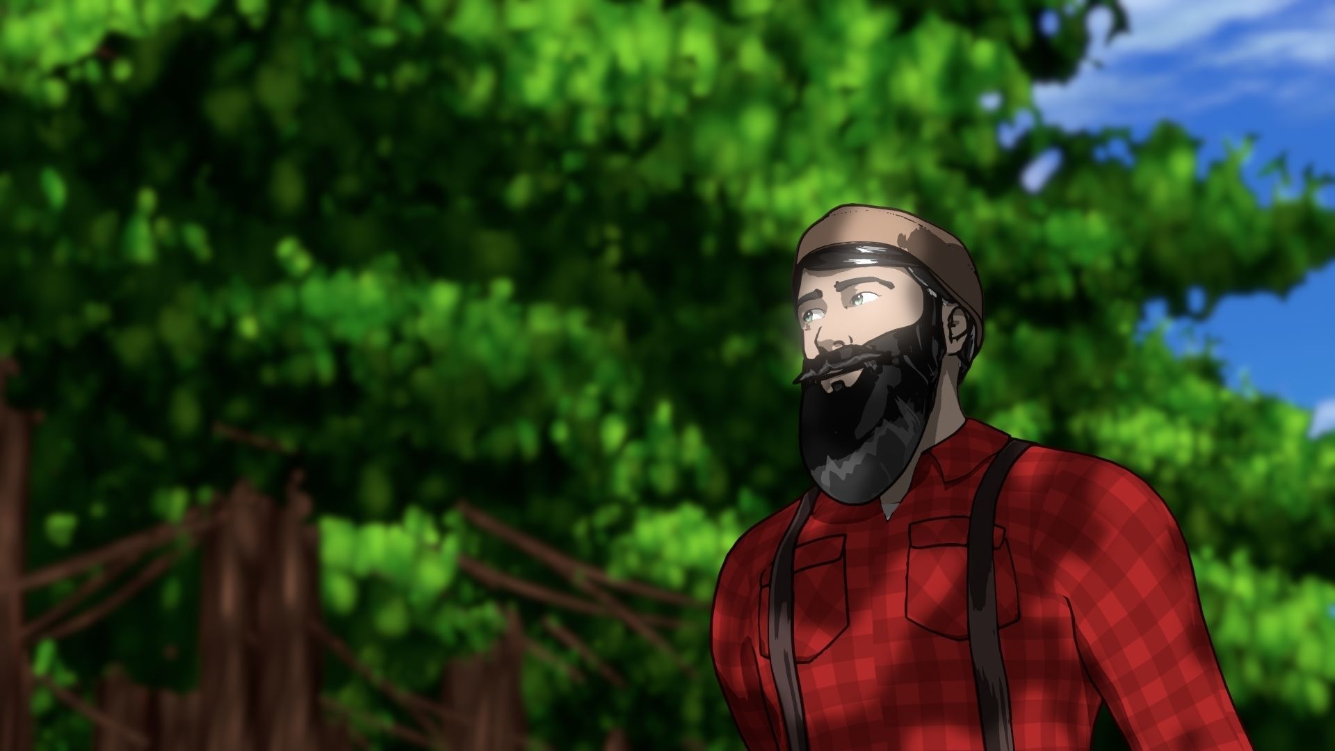 Lumberjack Character 3D model_23