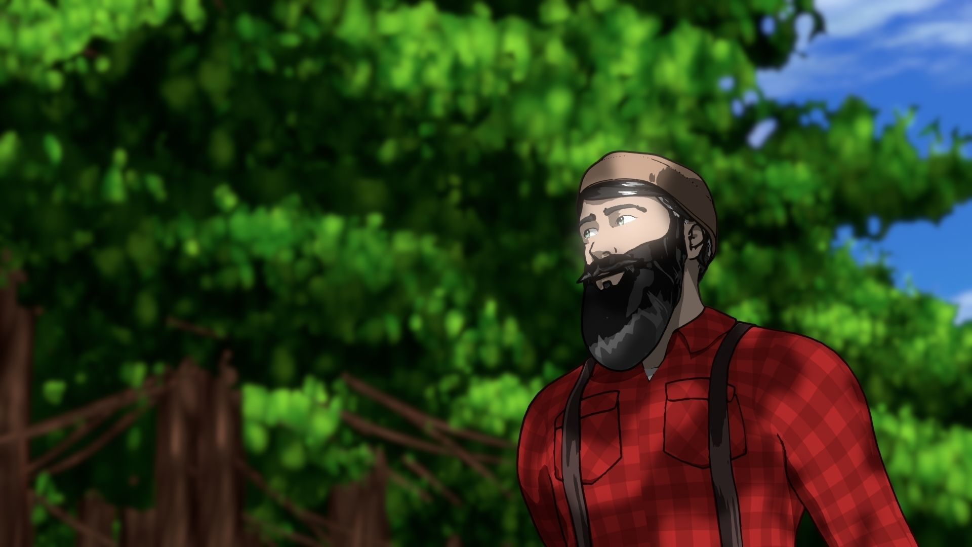 Lumberjack Character 3D model_25