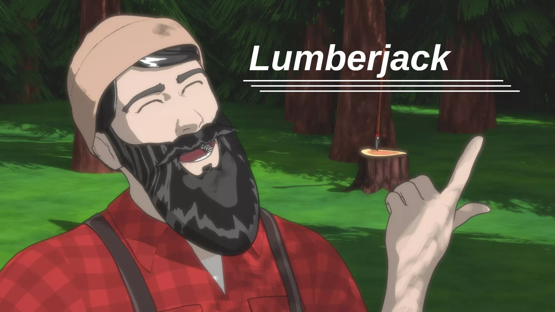 Lumberjack Character 3D model_0