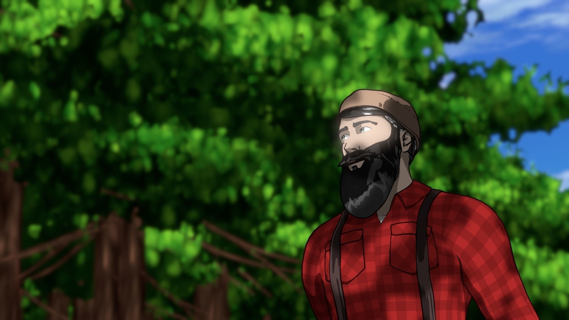Lumberjack Character 3D model_28