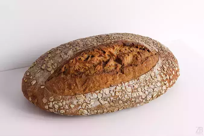 Bread 3D model