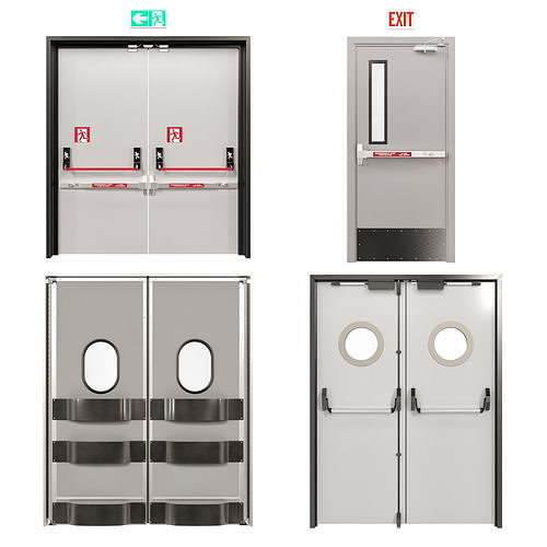 Industrial Doors 3D model