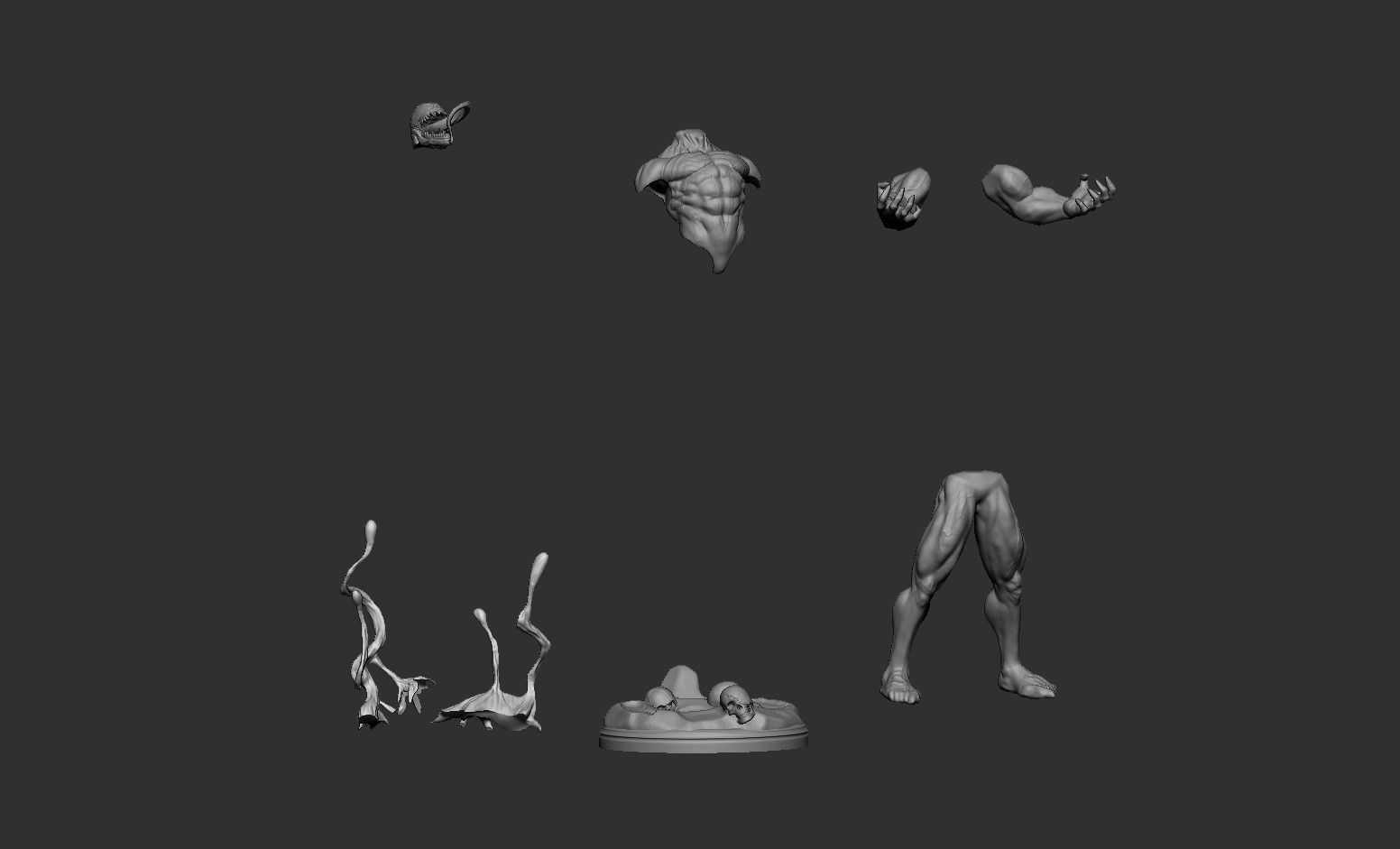 Venom - 3D Print Model statue of 3D print model_14