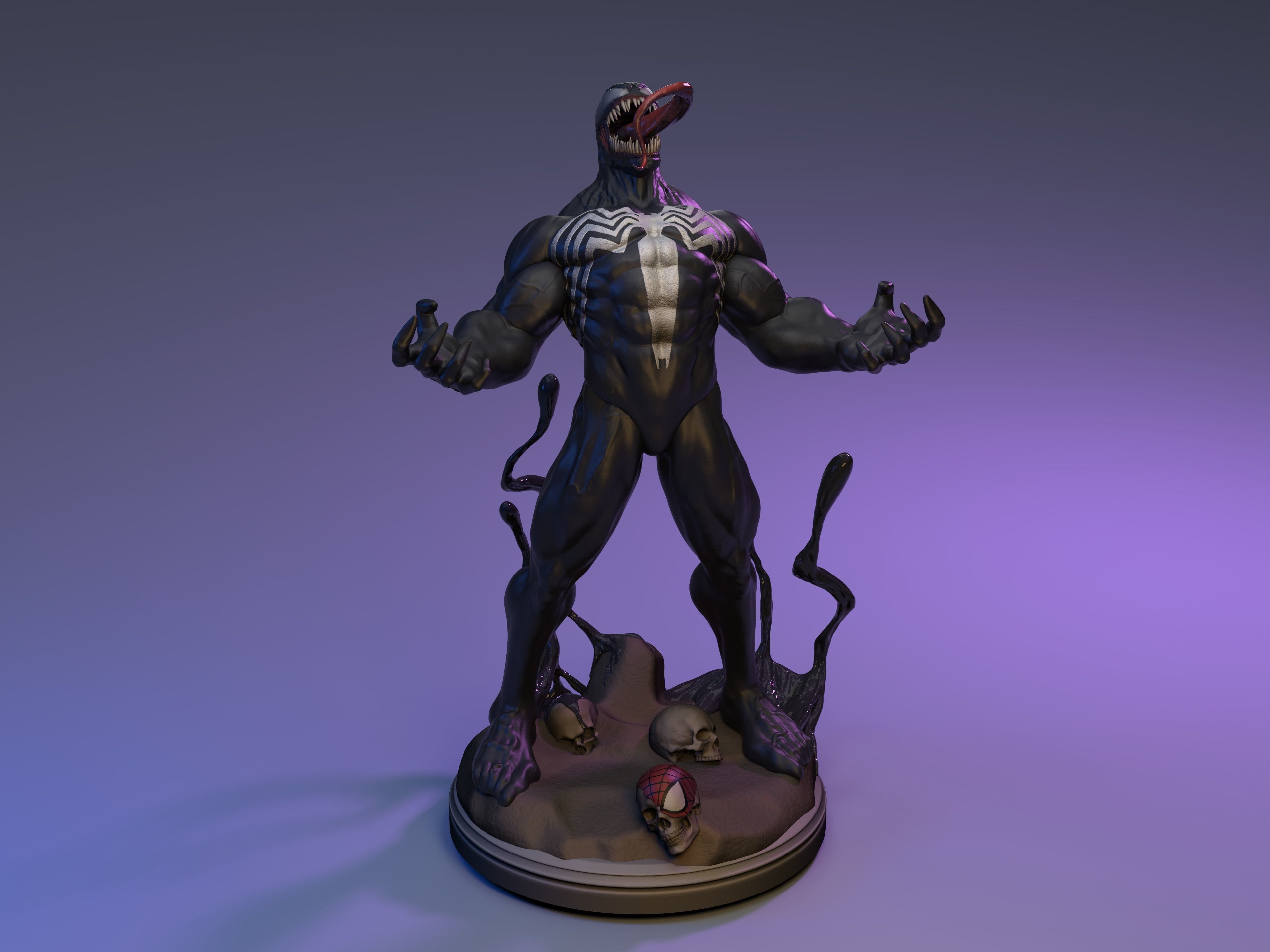 Venom - 3D Print Model statue of 3D print model_4