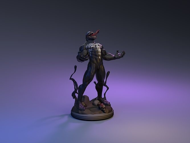 Venom - 3D Print Model statue of 3D print model