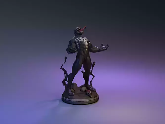 Venom - 3D Print Model statue of 3D print model