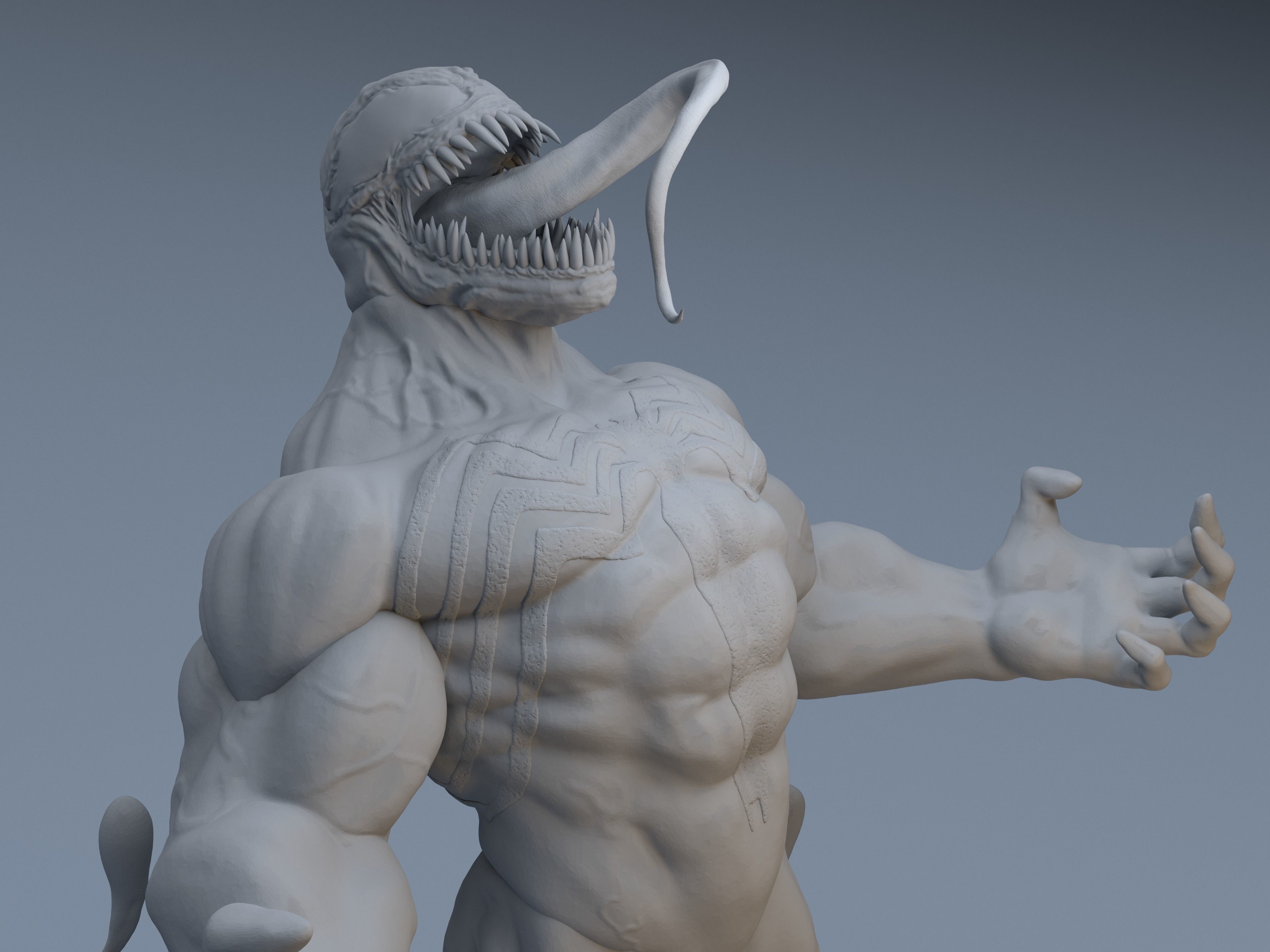 Venom - 3D Print Model statue of 3D print model_11