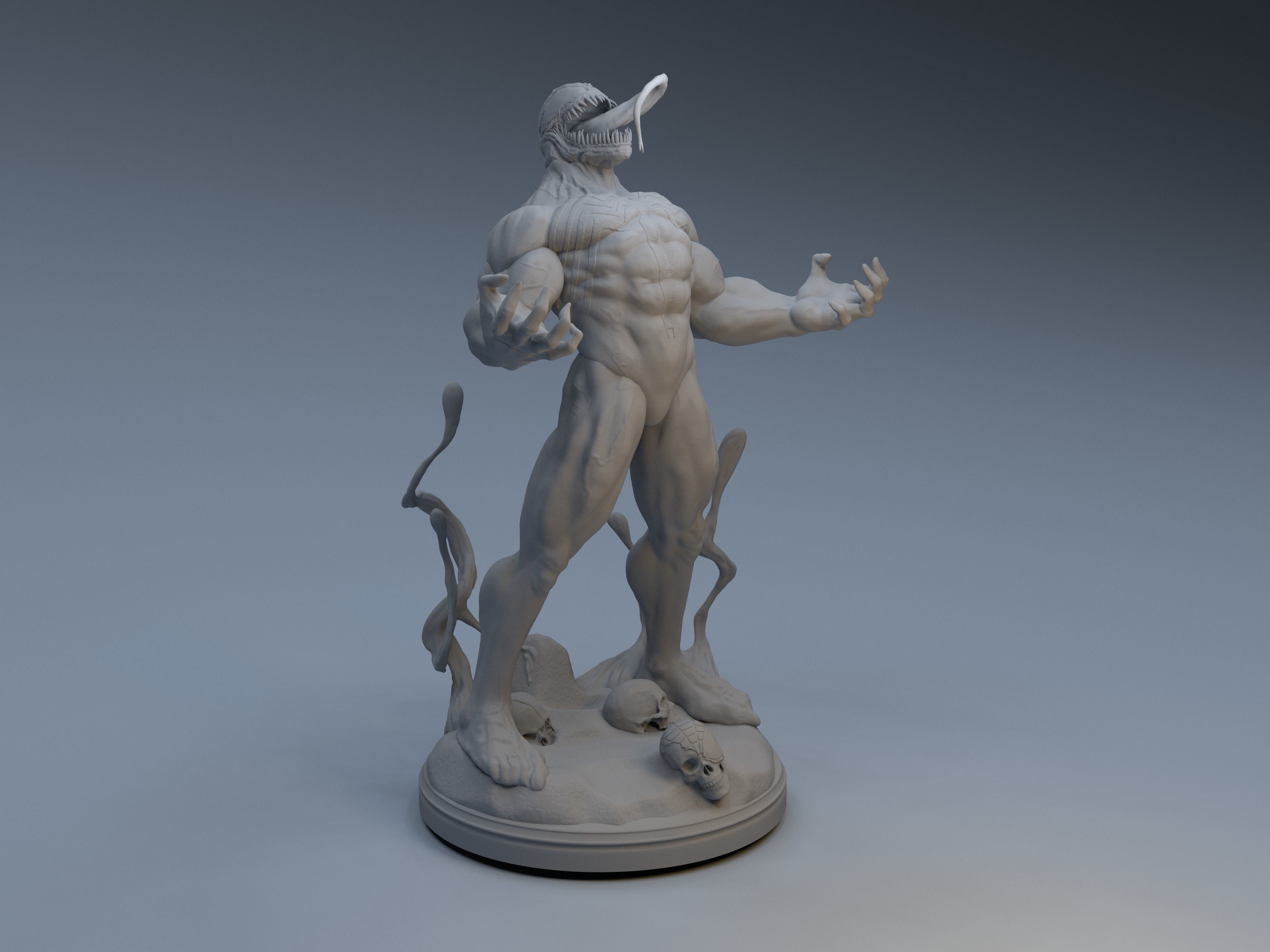 Venom - 3D Print Model statue of 3D print model_10