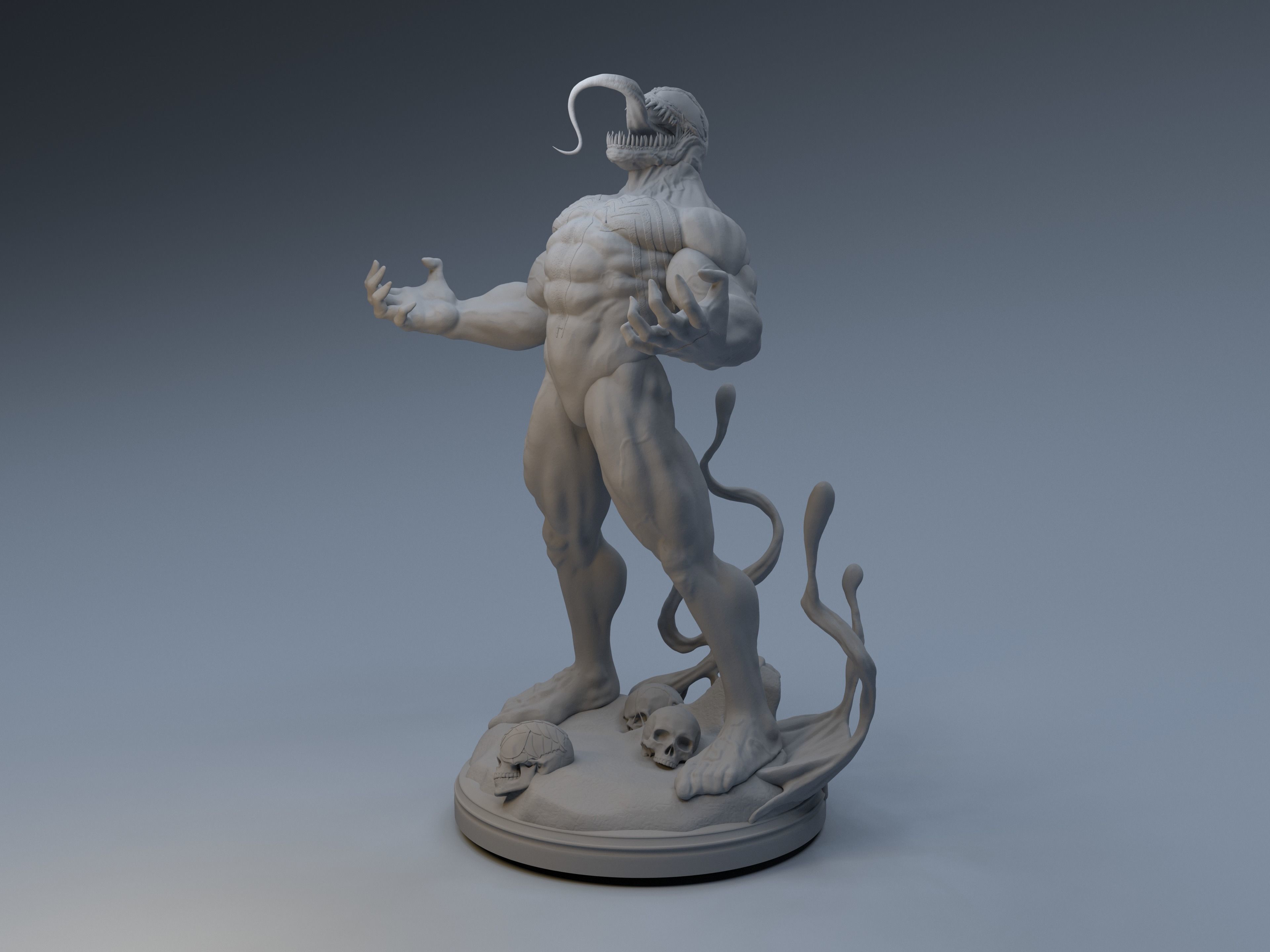 Venom - 3D Print Model statue of 3D print model_12