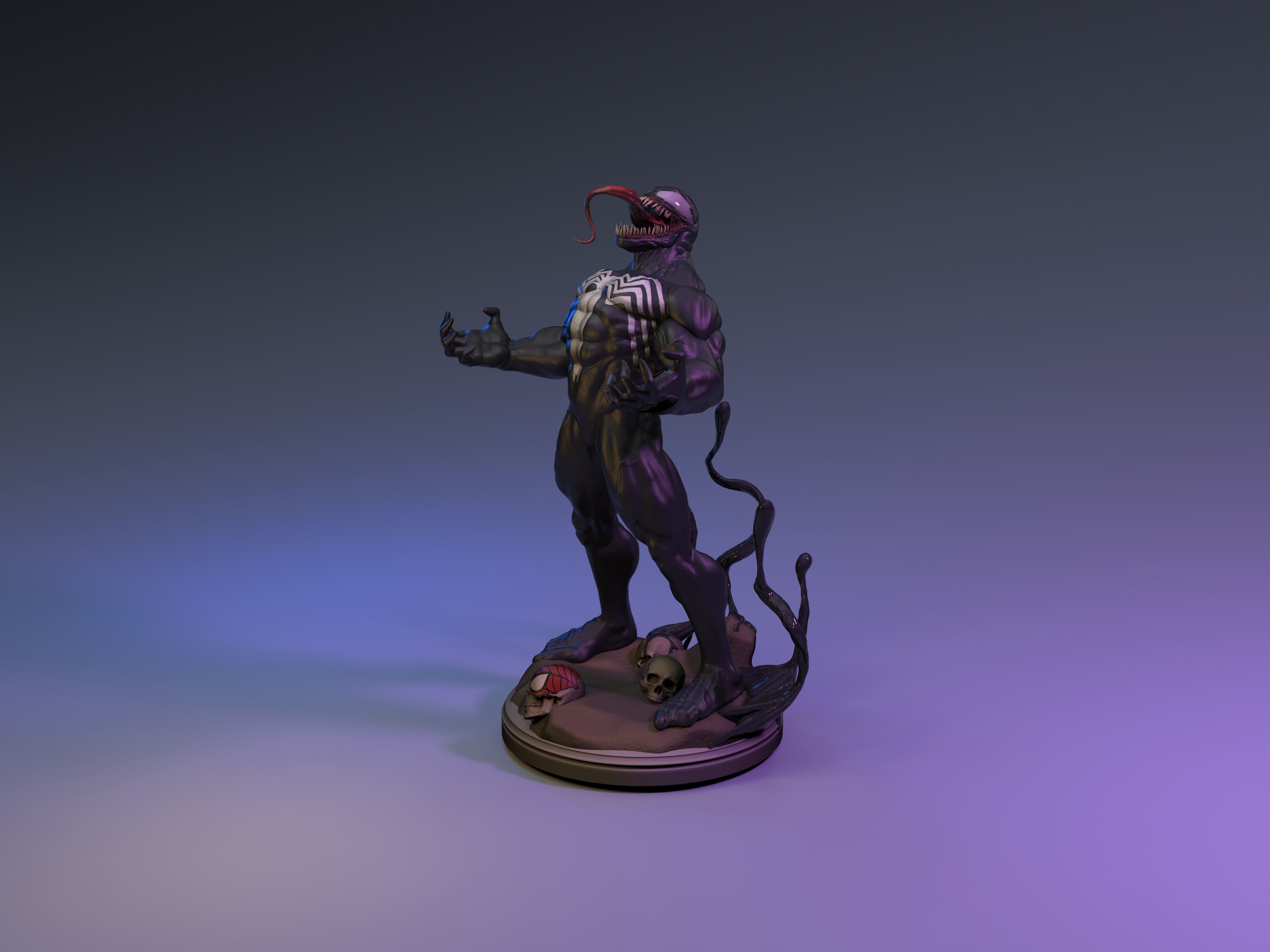 Venom - 3D Print Model statue of 3D print model_1