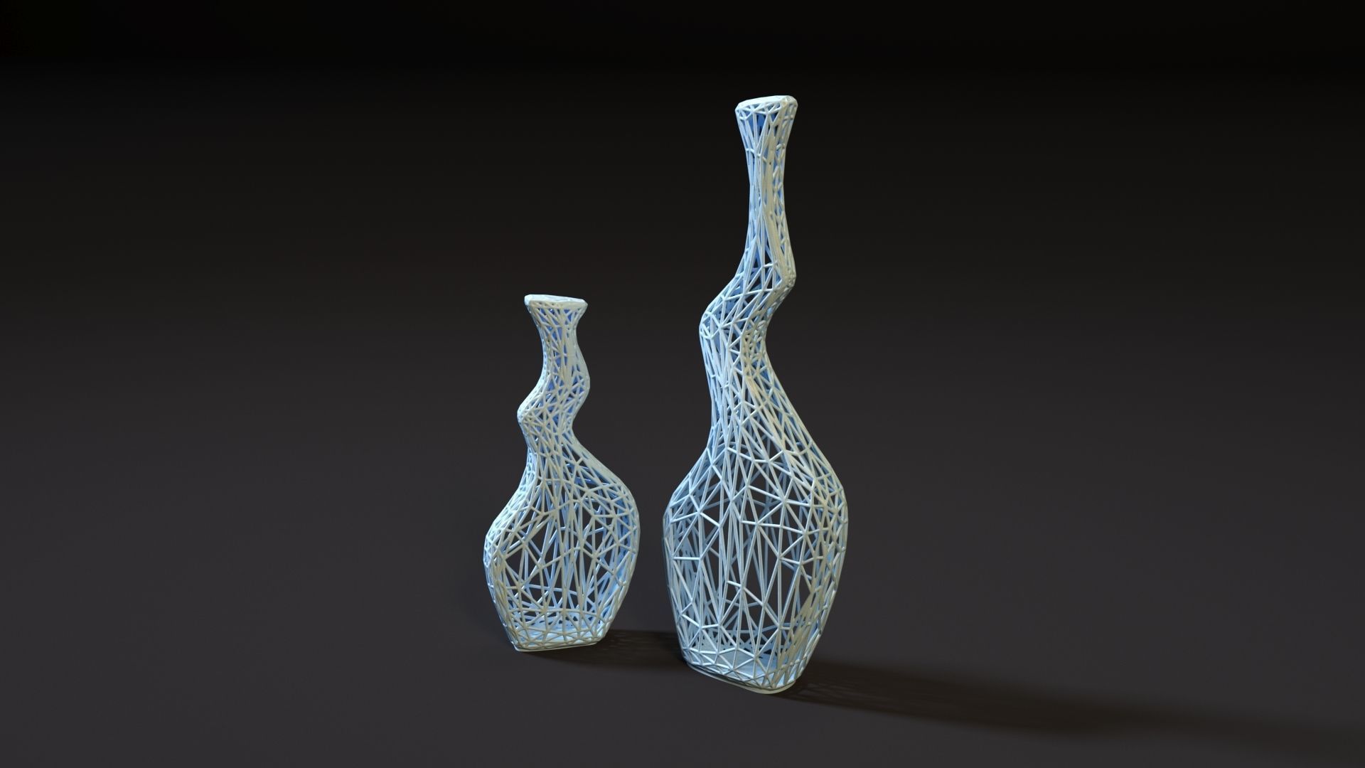 vase voronoi 3D print model_1