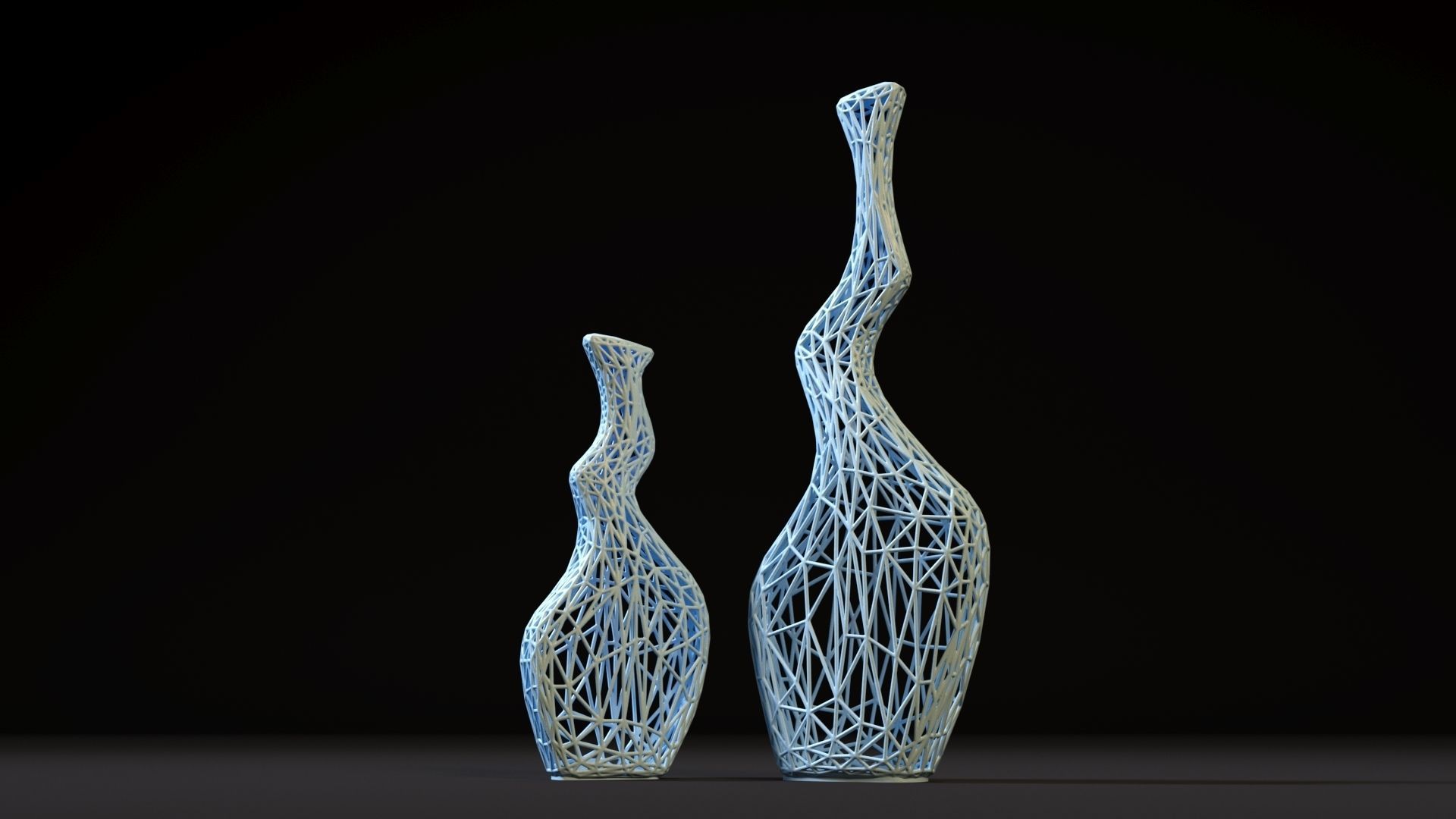 vase voronoi 3D print model_19