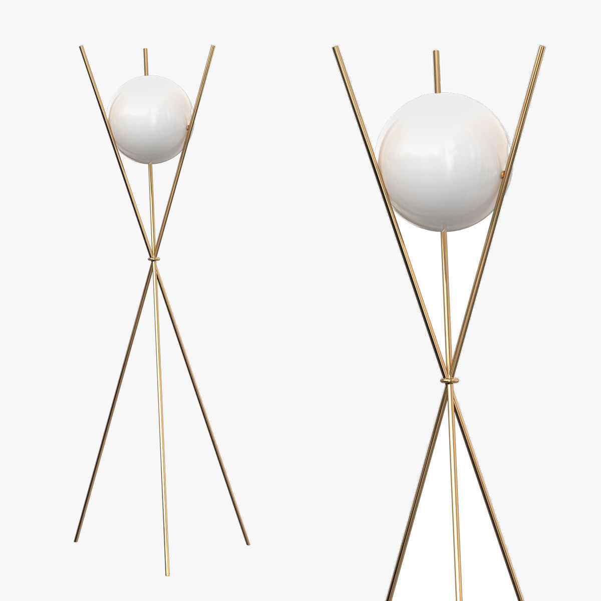 Michael Anastassiades Tree in the Moonlight Floor Lamp 3D model_7