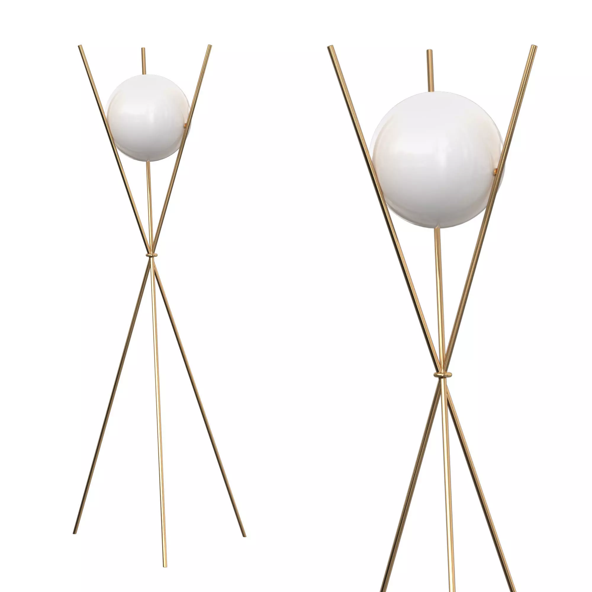 Michael Anastassiades Tree in the Moonlight Floor Lamp 3D model_0