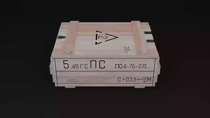 Russian box with ammo 5x45