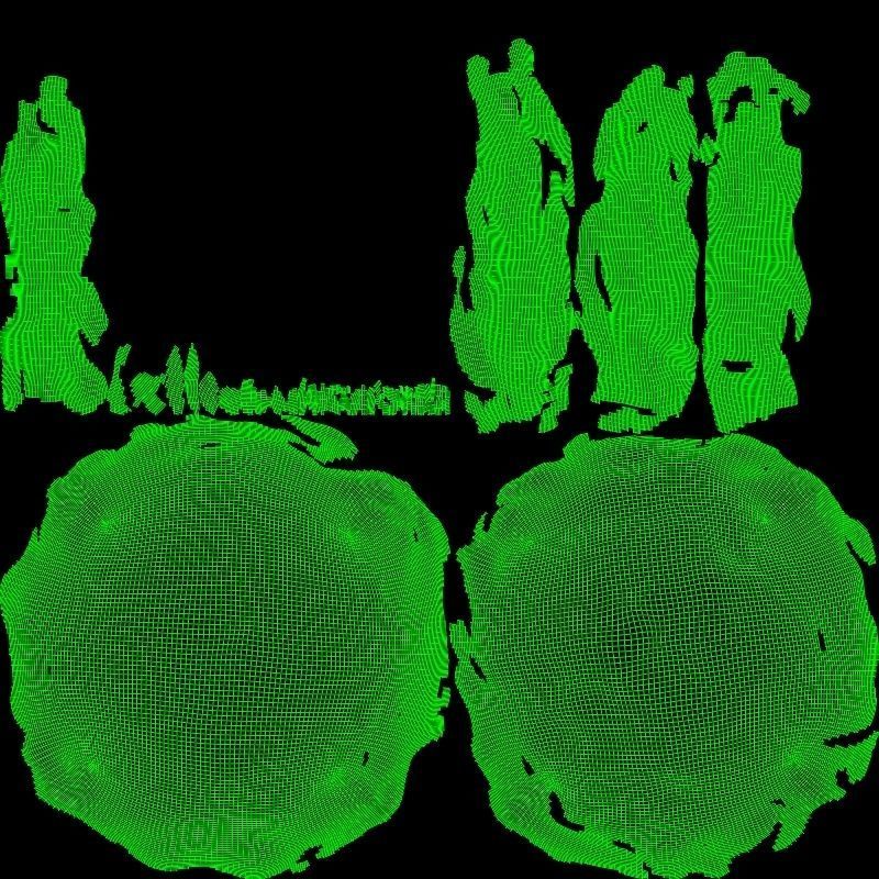 Hamburger Steak Low-poly 3D model_9