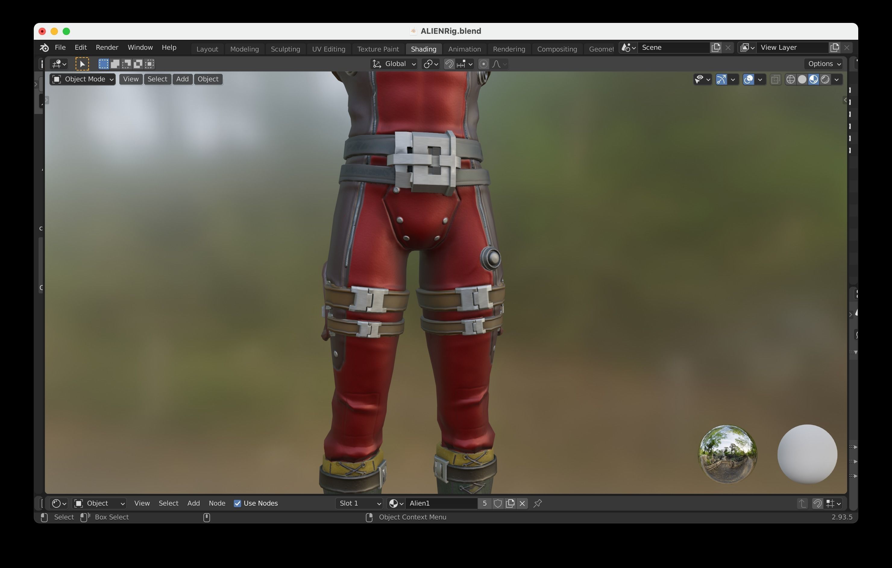 Alien NFT Model with all the source files and textures Low-poly 3D model_12