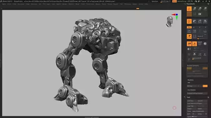 robot battle a04 3d print model