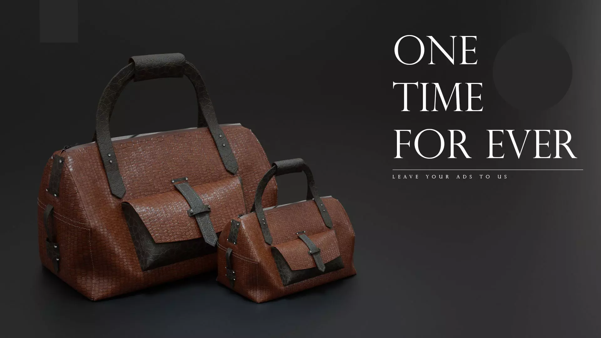 leather bag 3D model