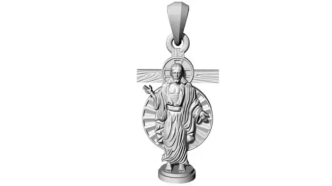 Jesus Christ  Statue Pendant 3D print model