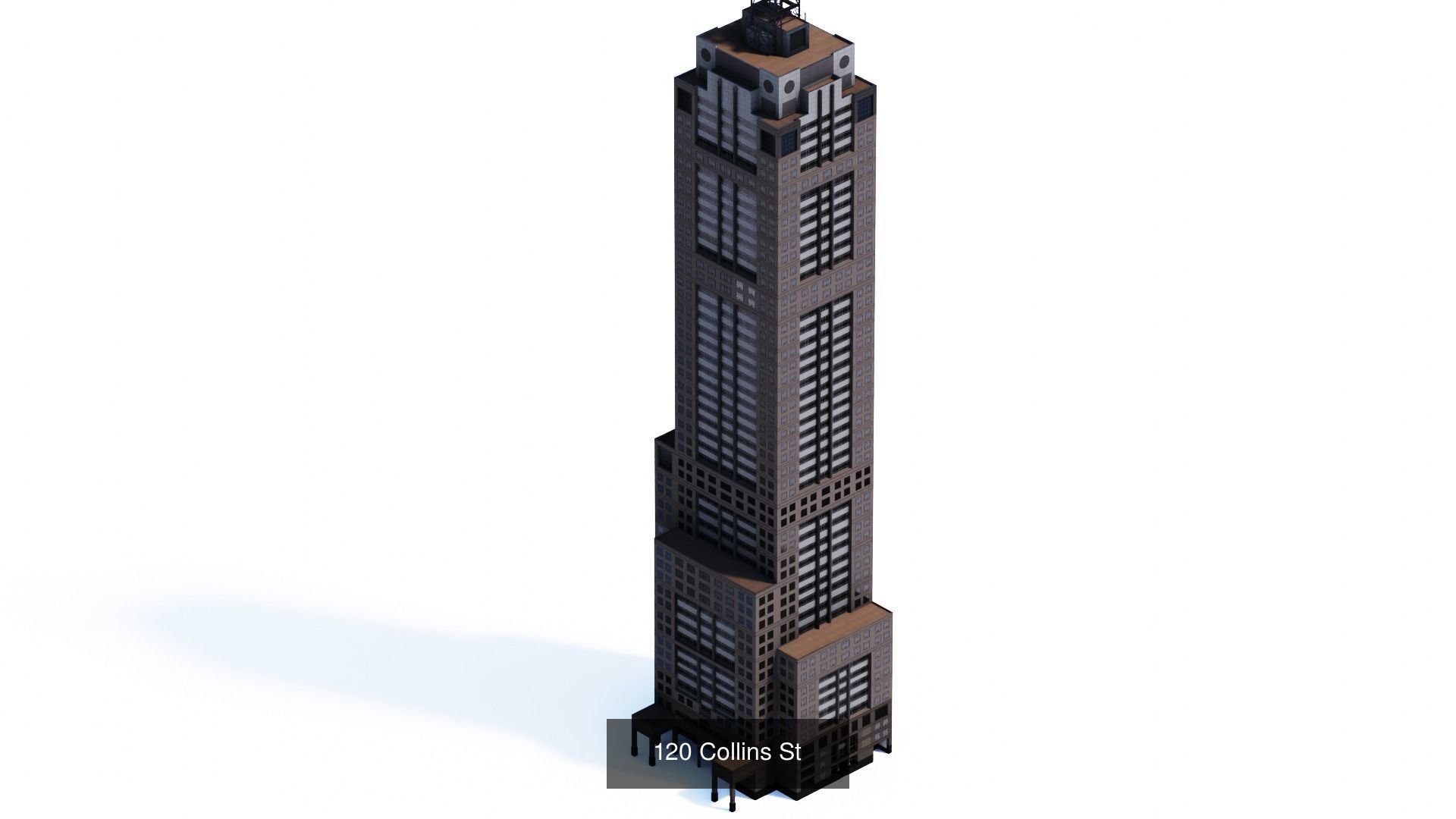 120 and 101 Collins St Buildings  3D Model Collection_5