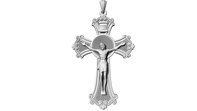 Jesus Cross Inri Pendant 3D print model