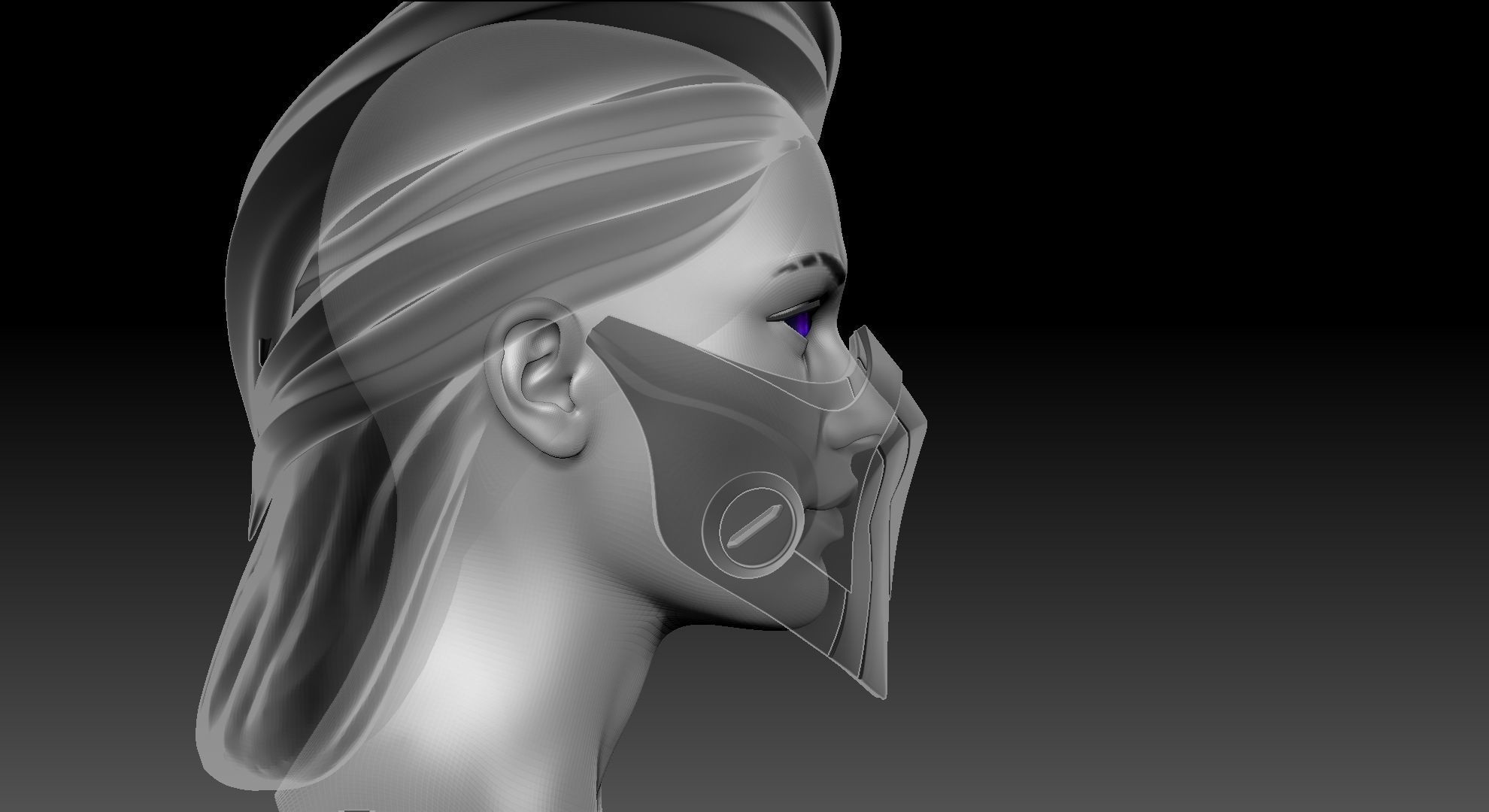Renata Glasc Mask 3D print model_7