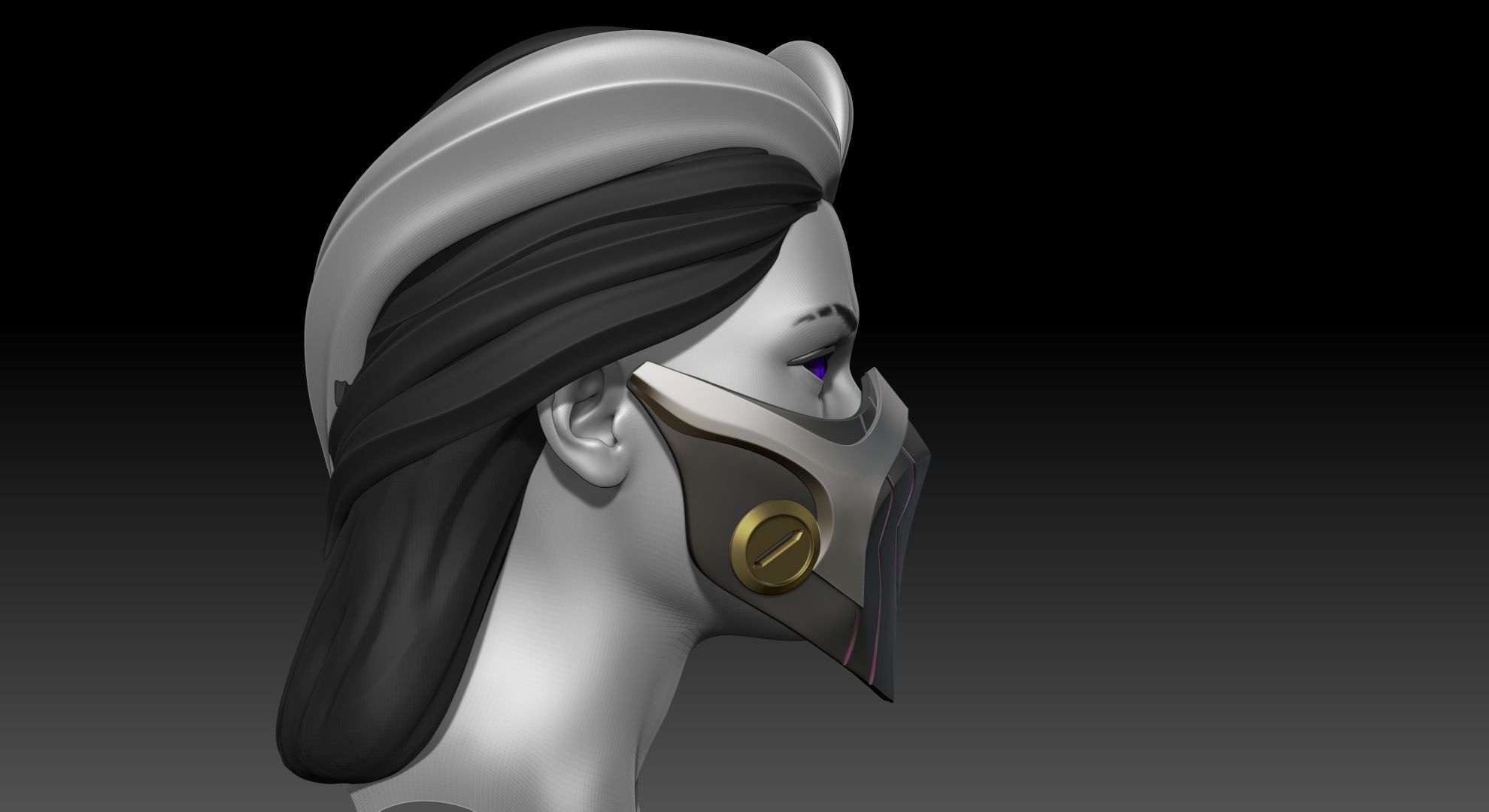 Renata Glasc Mask 3D print model_4