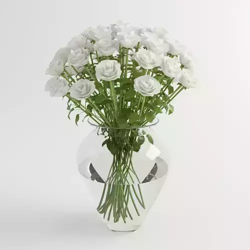 white roses 